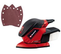 Einhell Ponceuse multifonctions TE-OS 1320 (130 W, Surface de ponçage : 104 cm2, Plateau avec dispositif de fixation) Livré avec 3 feuilles abrasives P120