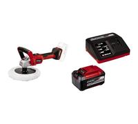 Einhell Ponceuse-polisseuse sans fil CE-CP 18/180 Li E-Solo Power X-Change (lithium-ions, moteur électrique sans charbon, régulateur électronique) avec chargeur et batterie 5,2 Ah