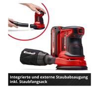 Einhell Ponceuse rotative TE-RS 18 Li-Solo sans fil – livrée sans batterie ni chargeur 4462010