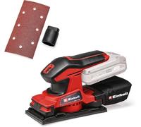 Einhell Ponceuse vibrante sans fil TC-OS 18/187 Li Solo | PXC | 18 V | oscillation 2 mm | jusqu’à 24000 tr/min | 187 x 93 mm | sac poussière | abrasif P80 | sans batterie