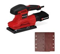 Einhell Ponceuse vibrante TC-OS 250 | 26 000 tr/min | circuit oscillant 2 mm | système serrage & velcro | raccord d’aspiration | sac poussière | 3 papiers abrasifs