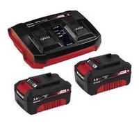 Einhell Power X-Change 2x 3Ah & Twincharger Kit 4512083 Batterie pour outil et chargeur 18 V 3 Ah Li-Ion G
