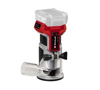 Einhell Professional Affleureuse sans fil TP-ET 18 Li BL-Solo | PXC | 18 V | course 40 mm | moteur Brushless | Ø 6 et 8 mm | guide parallèle | LED | accessoires | sans batterie