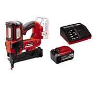 Einhell Professional Agrafeuse sans fil FIXETTO 18/38 S Power X-Change (18 V, 60 coups/min, longueur max. des agrafes 38 mm, tir unitaire/séquentiel, avec 500 agrafes) avec Chargeur et Batterie 5,2Ah