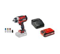 Einhell Professional Boulonneuse sans fil IMPAXXO 18/400 Power X-Change (18 V, 400 Nm, engrenage à 3 vitesses, moteur sans charbon) avec Chargeur et Batterie 4,0Ah PLUS