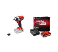 Einhell Professional Boulonneuse sans fil TP-CW 18 Li BL - Solo Power X-Change (18V, Couple 215 Nm, Vitesse 0-2900 trs/min, Mandrin 4 pans, moteur sans charbon) avec Chargeur et Batterie 4,0Ah PLUS