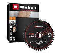 Einhell Professional Lame circulaire multimatériaux Ø 216 x 30 mm 48 dents | Denture HLTCG | Revêtement PTFE | Fentes thermiques | Contrôle vibrations/bruit | Pour scies sur table | Bagues incluses