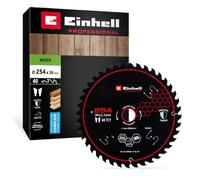 Einhell Professional Lame de scie circulaire, bois, Ø 254 x 30 mm, 40 dents | Denture ATB | Dents carbure | Revêtement PTFE | Fentes thermiques | Contrôle vibrations/bruit | Pour scies sur table