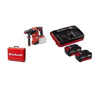 Einhell Professional Marteau perforateur sans fil HEROCCO 36/28 Power X-Change (36V, perçage, perforage et burinage avec et sans fixation du burin, 3.2 J, E-Box) avec Twincharger et 2 Batteries 4,0Ah