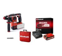 Einhell Professional Marteau Perforateur sans fil HEROCCO - Solo Power X-Change (18V, 2.2J, SDS-Plus, avec coffret de transport E-Box, moteur sans charbon) avec Chargeur et Batterie 4,0Ah PLUS