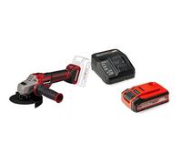 Einhell Professional Meuleuse d’angle Ø125mm sans fil TP-AG 18/125 CE Q Li Power X-Change (18V, moteur Brushless) avec Chargeur et Batterie 4,0Ah PLUS