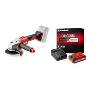 Einhell Professional Meuleuse d'angle Ø125mm sans fil AXXIO Solo - Power X-Change (18V, moteur sans charbon, démarrage progressif) avec Chargeur et Batterie 4,0Ah PLUS