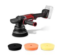 Einhell Professional Polisseuse excentrique sans fil CP-EP 18/125 Li BL | PXC | 18 V | Ø 125 mm | moteur Brushless | 500-3800 tr/min | 3 pads de polissage inclus | sans batterie