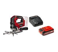 Einhell Professional Scie sauteuse sans fil TP-JS 18/135 Li BL Power X-Change (18 V, profondeur de coupe 135 mm dans le bois, hauteur de course 26 mm, avec lame) avec Chargeur et Batterie 4,0Ah PLUS