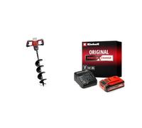 Einhell Professional Tarière sans fil GP-EA 18/150 Li BL Solo - Power X-Change (18V, 3 modes de rotation, mèche de forage incluse: Longueur 80cm/diamètre 15cm) avec Chargeur et Batterie 4,0Ah PLUS