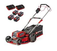 Einhell Tondeuse à gazon sans fil tractée GP-CM 36/47 S Li BL 36V Brushless 47cm Bac 65L 4x4,0Ah