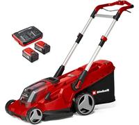 Einhell Professional Tondeuse à Gazon sans Fil RASARRO 36/42 Kit Power X-Change (36V, Largeur de Coupe: 42 cm, Bac 50L, Moteur sans Charbon) Livré avec 2 Batteries 5,2 Ah + Chargeur Double