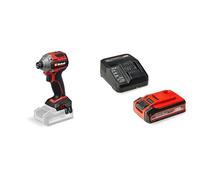 Einhell Professional Visseuse à chocs sans fil TP-CI 18/250 Li BL-Solo Power X-Change (18 V, couple de 250 Nm, moteur sans charbon, porte-embout 6 pans creux) avec Batterie 4,0Ah PLUS et Chargeur