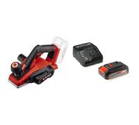 Einhell Rabot sans fil TE-PL 18/82 Li-Solo Power X-Change (profondeur de passe jusqu’à 2 mm, arbre porte fers de grande dimension, patin de repos automatique) avec Chargeur et Batterie 2,5Ah