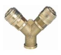 Original Einhell Accessoire Distributeur, filetage deux raccords rapides filetage femelle R 3/8"