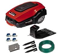 Einhell Robot Tondeuse FREELEXO 800 LCD BT (Jusqu’à 800 m2, Mode multizones, Commande par Bluetooth Via Une Application Mobile, pour des pentes Jusqu’à 35%, Vendu avec Accessoires d’Installation)