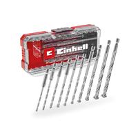 Einhell Jeu de forets pour pierre 108743 – 10 pièces (3–10 mm) en acier à outils, S-CASE