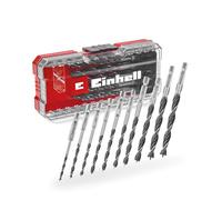 Einhell 108733 Jeu de forets pour le bois 10 pièces 3 mm, 4 mm, 5 mm, 6 mm, 7 mm, 8 mm 1 set