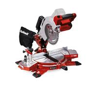 Einhell Scie à onglet TE‑MS18/210 Li‑Solo – 18V, Lame Ø210×30 mm, sans batterie ni chargeur