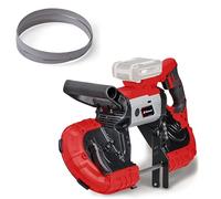 Einhell Scie à ruban sans fil TE-MB 18/127 Li-Solo PXC (18V) Livré sans batterie ni chargeur + 2 rubans
