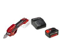 Einhell Sécateur sans fil GE-LS 18 Li-Solo Power X-Change (18 V, pour des branches jusqu’à 28 mm d’épaisseur, interrupteur de sécurité, revêtement souple Softgrip) avec chargeur et batterie 4,0Ah