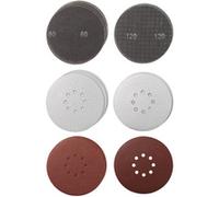 EINHELL Set de feuilles abrasives en maille pour ponceuse à plâtre, Ø 225mm, Feuille abrasive