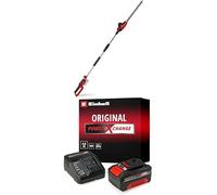 Einhell Taille-haie télescopique sans Fil GC-HH 18/45 Li T-Solo Power X-Change (li-ION, 18 V, poignée Principale orientable, Bloc Moteur inclinable sur 7 Positions) avec Chargeur et Batterie 4,0Ah