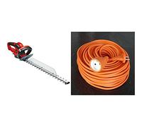 Einhell Taille-haies électrique GE-EH 7067 (700 W, Longueur de coupe 67 cm) & Zenitech - Prolongateur 16A HO5VV-F 2x1,5 Orange 50m