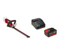 Einhell Taille-haies sans fil GC-CH 18/40 Li Solo Power X-Change (18 V, 40 cm longueur de coupe, 13 mm écartement des dents, poignée ergonomique) avec Chargeur et Batterie 4,0Ah