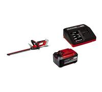 Einhell Taille-haies sans fil GC-CH 18/40 Li Solo Power X-Change (18 V, 40 cm longueur de coupe, 13 mm écartement des dents, poignée ergonomique) avec Chargeur et Batterie 5,2Ah