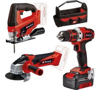 Einhell TE-TK 18/3 Li Kit JS+CD+AG Power X-Change 4257241 Kit d'outils de bricolage en sac (4257241)