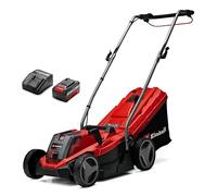 Einhell Tondeuse à Gazon sans Fil GE-CM 18/33 Li Kit Power X-Change (18V, Largeur de Coupe 33cm, Surface conseillée 200 m²) Livré avec Batterie 4,0 Ah et Chargeur
