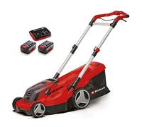 Einhell Tondeuse à Gazon sans Fil GP-CM 36/450 Kit (2x4,0 Ah) | PXC | 36 V | largeur 38 cm | jusqu’à 450 m² | moteur Brushless | mulching | sac 45 L | 2 batteries 4,0 Ah et Twincharger