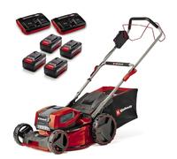 Einhell Tondeuse à gazon sans fil tractée GP-CM 36/47 S Li BL 36V Brushless 47cm Bac 65L 4x4,0Ah