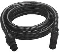 Einhell Tuyau d'aspiration noir 7 mètres avec embouts en PVC
