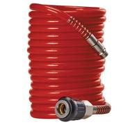 Original Einhell Accessoire Tuyau d'air en spirale 4 mètres, Ø6mm - Pression de fonctionnement maximale 8 bar - Avec raccords