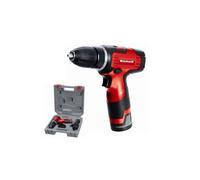 Einhell Visseuse sans fil TH-CD 12-2 Li (12 V, Couple : 24 Nm) Livrée en coffret avec chargeur et batterie