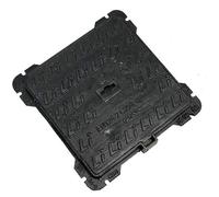 EINSIDE Plaque d'Égout en Fonte C250, Regard avec cadre certifié UNI EN 124-1/2 - 30 x 30 cm