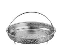 EIOLWJIEO Accessoires de cuisine : panier vapeur multifonctionnel en acier inoxydable avec poignée pour des repas rapides. Organisateur de cuisine en filet.