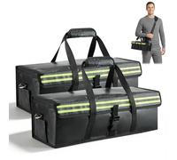 Eirolace Lot de 2 sacs de batterie pour vélo électrique - Résistant au feu jusqu'à 2400 °C - Étanche - Anti-explosion Lipo - 8 couches de protection incendie - Pour stockage, transport, charge