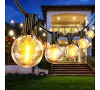 eisaro Guirlande Lumineuse Guinguette Exterieur - 19M Guirlande Lumineuse Exterieure avec 30+3 G40 Ampoules IP44 Étanche, Guirlande Guinguette LED pour Jardin Fête Mariage Terrasse Balcon Patio