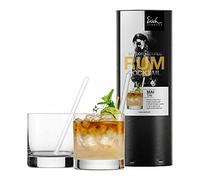 Eisch Rumcocktail Set Secco Flavoured 4 pcs. 2 verres, 2 pailles Gobelet Paille Verre Cristal