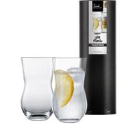Eisch Vorteilset 2 Stück 2 Gin & Tonic Gläser 519/61 GR in Geschenkröhre SPIRITS EXCLUSIV 47751960 und Geschenk + Spende