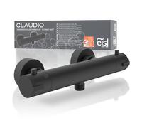 CLAUDIO Mitigeur thermostatique de douche, noir mat