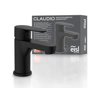 EISL CLAUDIO NI075CALCRBL Robinet de salle de bain noir - Robinet de lavabo de salle de bain avec valve pop-up - Noir
